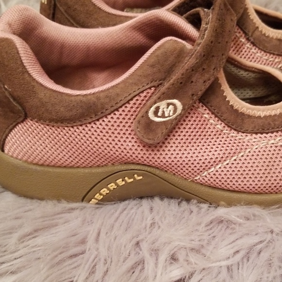 Girls Youth Size 4 MERRELL VELCRO SLIP ONS - Picture 2 of 6